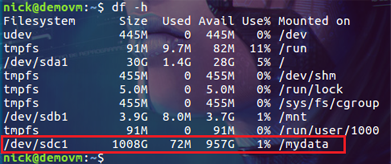 ubuntu,掛載硬盤,Azure,掛載,數據盤