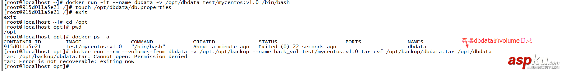 docker,數據卷,volume
