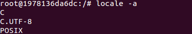 docker,容器,中文亂碼