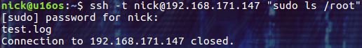 SSH,遠程執行任務,遠程