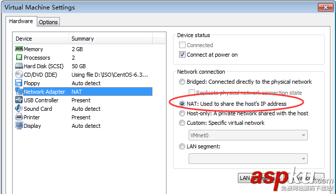vmware,vmnet8配置,vmnet8,設置