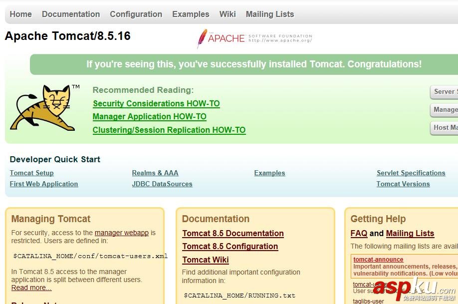 Centos7.3,Tomcat8,Tomcat