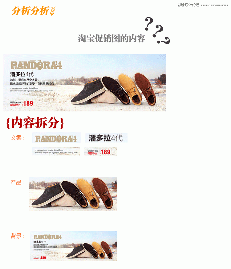 詳細解析淘寶促銷圖設計速成法,PS教程,思緣教程網