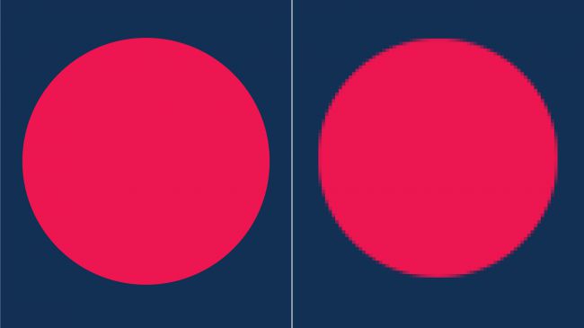 Raster vs vector images - design, chosen - 常見的10種圖片格式（文件后綴）和使用場景