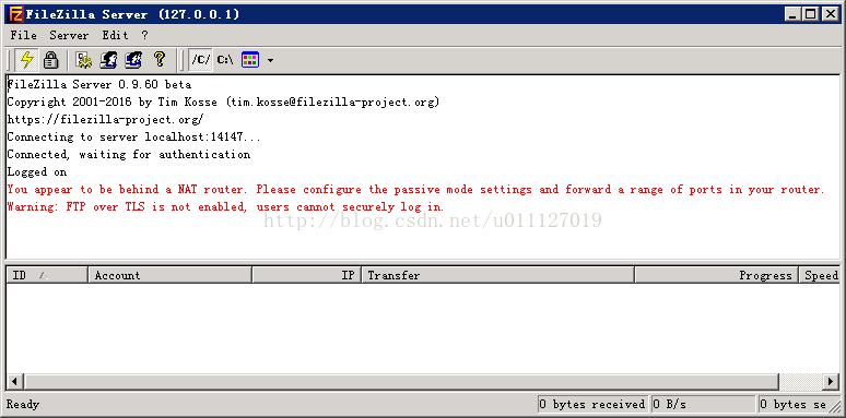 FileZilla,Server,FTP服務器,425錯誤,TLS