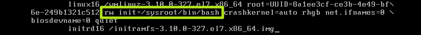 CentOS7.2,root密碼,重置