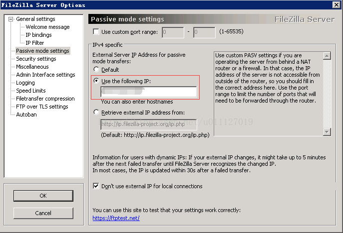 FileZilla,Server,FTP服務器,425錯誤,TLS