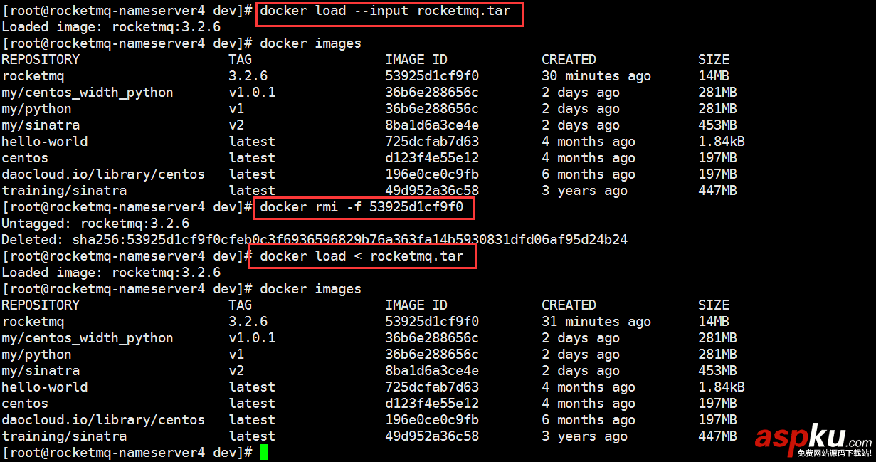 Docker,本地導入鏡像,保存鏡像,載入鏡像,刪除鏡像