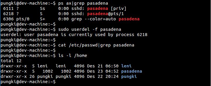 userdel,命令,刪除,Linux用戶