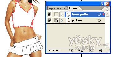 用Illustrator的封套快速制作時裝廣告_網頁教學網Vevb.com整理