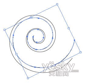Illustrator巧繪矢量螺旋形狀_網頁教學網Vevb.com整理