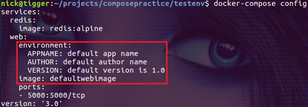 Docker,Compose,引用環境變量