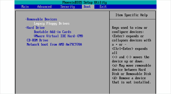 Vmware,虛擬機,BIOS