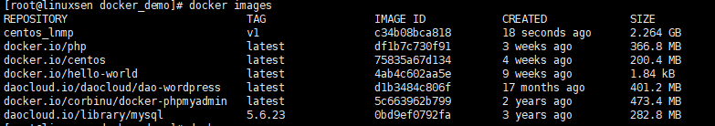 docker,鏡像,php7