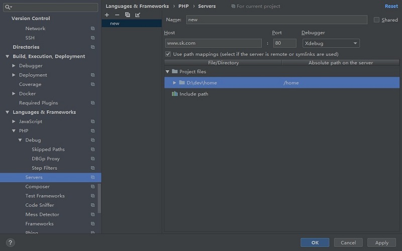 phpstorm,docker,腳本,debug