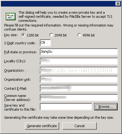 FileZilla,Server,FTP服務器,425錯誤,TLS