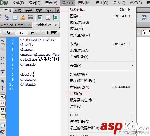 Dreamweaver,頁面,時間