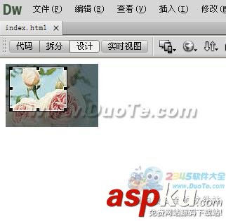 Dreamweaver中圖片編輯操作