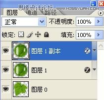 Photoshop教程,水珠,綠葉