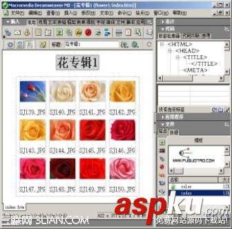 Dreamweaver網頁應用模板
