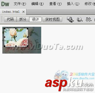 Dreamweaver中圖片編輯操作技巧