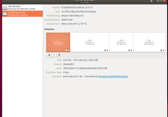 linux,硬盤分區,掛載