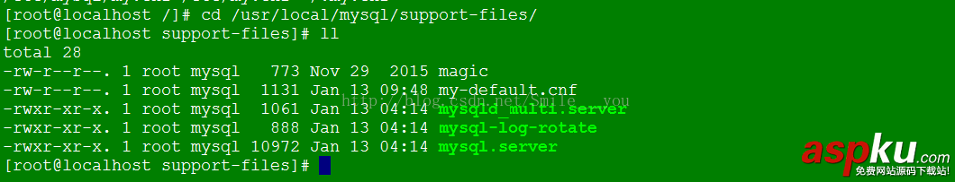 Linux,mysql默認配置文件,linux下mysql配置文件,mysql,配置文件