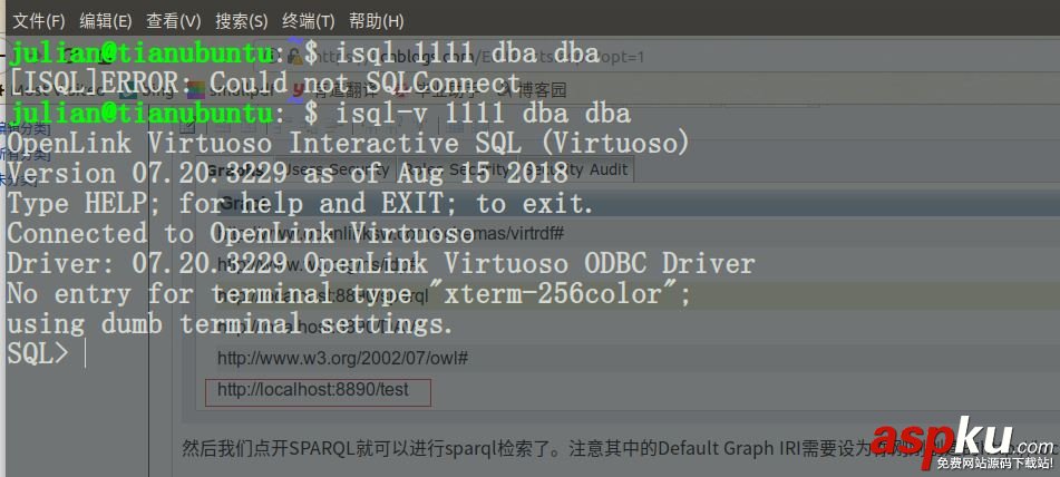 Linux,virtuoso,數據庫,安裝