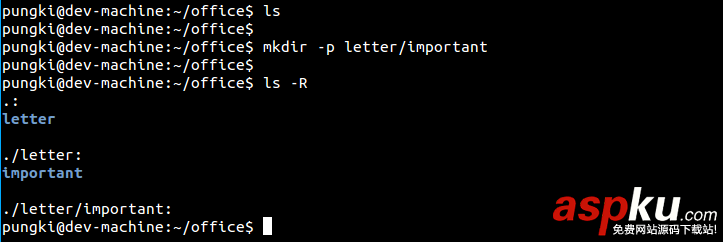 mkdir創建多級目錄,linux下創建目錄命令,linux創建目錄的命令