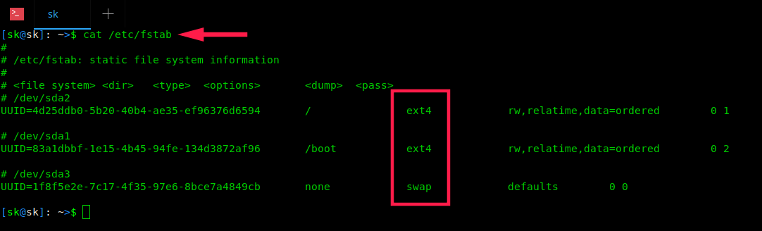 Linux,掛載,文件系統類型