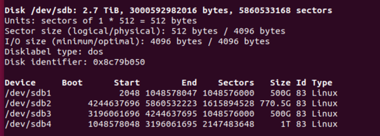 linux,硬盤分區,掛載