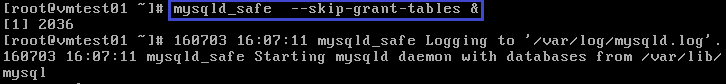 centos,mysql,root,重置,mysql密碼重置