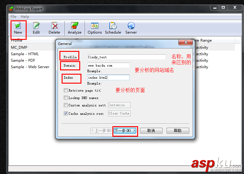 IIS訪問日志分析器,weblogexpert