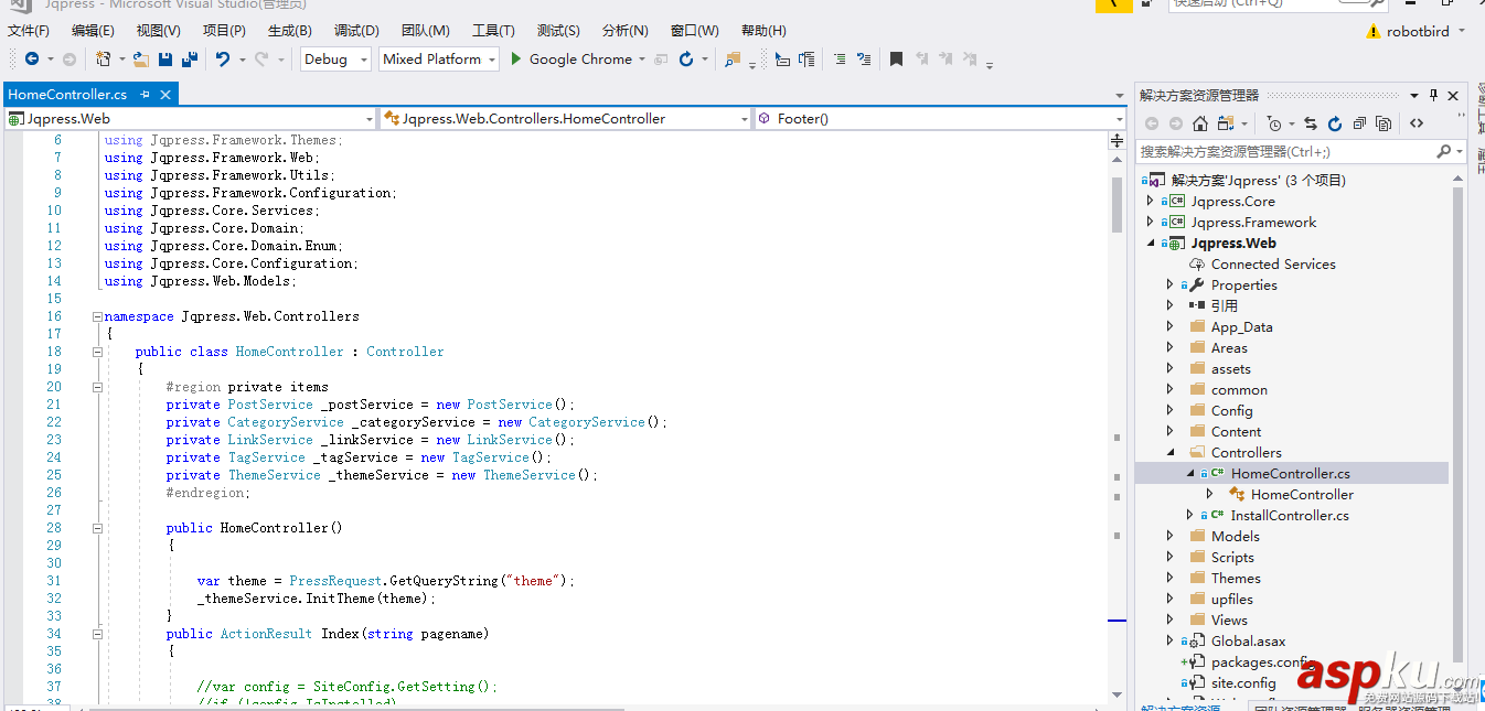 linux,.net,mvc,cms,程序結構