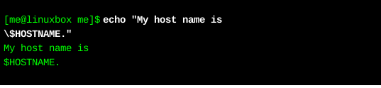linux,單引號,雙引號,反引號