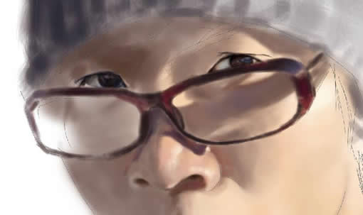 painter鼠繪人像全過程