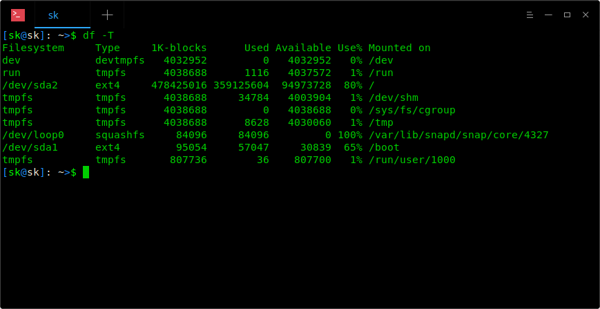 Linux,掛載,文件系統類型