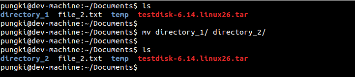 linux中mv命令,linux,mv命令,實用的linux命令