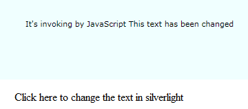 在javascript中調用silverlight方法