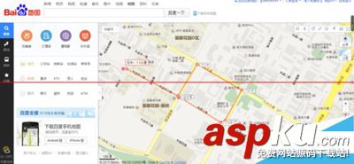 百度地圖,路線,距離