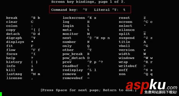 linux,screen,命令,結束會話,遠程