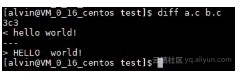 Linux,文本比對