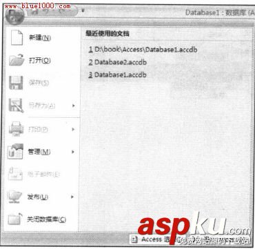 Access2007基礎教程：開始使用Access 2007