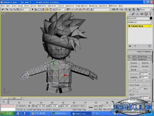 3dsmax實例教程:打造q版忍者角色_網頁設計VeVb.com轉載
