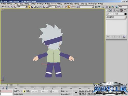 3dsmax實例教程:打造q版忍者角色_網頁設計VeVb.com轉載