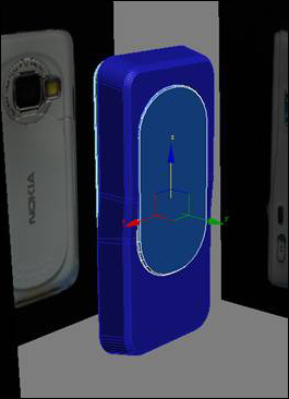 3dsmax教程:諾基亞n73建模過程