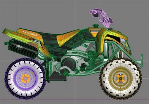 3ds max制作豪華四輪摩托車教程