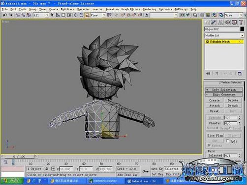 3dsmax實例教程:打造q版忍者角色_網頁設計VeVb.com轉載