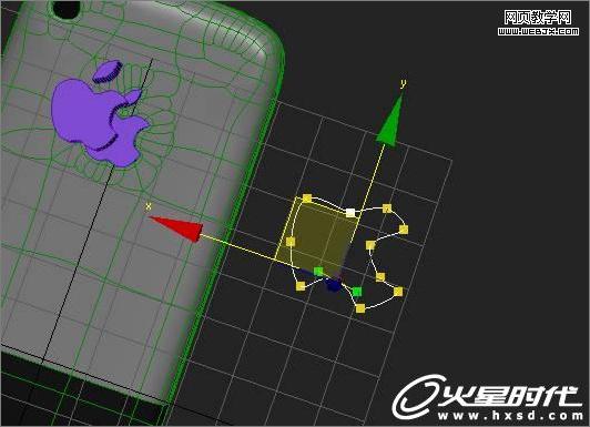 3ds max手機制作:iphone建模渲染技巧