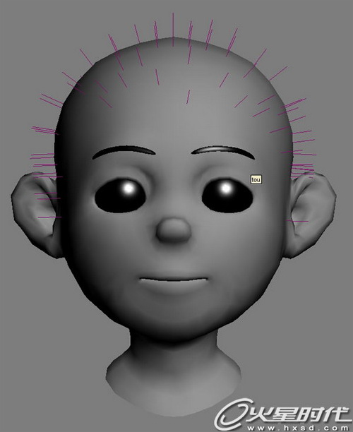 3ds max毛發插件hairtrix秘笈之人物發